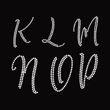 Rhinestone Design Vector Template