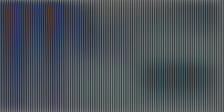 Soft glass ripple gradient in icy pale blue and lavender hues. Delicate reeded texture with frosted distortion effect and minimal vertical blur. Glass texture, vector illustration