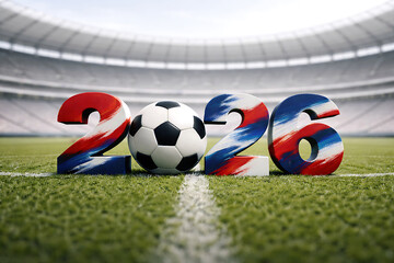 The 2026 soccer championship: a global sporting event on a vibrant green field