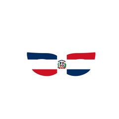 Dominican Republic Flag Eyes Mask 2 In Icon