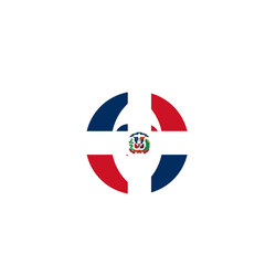 Dominican Republic Flag Globe Love In Icon