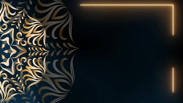 Calm Motion Motion Terra Root Mandala Ramadan Background