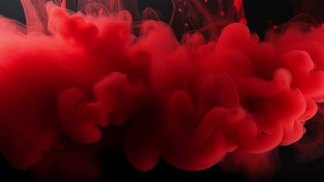Red Cloud Spectacle: An artistic and emotive depiction of swirling, vibrant red clouds against a dark backdrop, creating an intense visual experience.