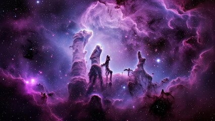 Vibrant Celestial Nebula Cosmic Space Pillars of Creation Deep Space.jpg