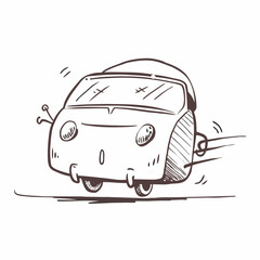 Cartoon car illustration