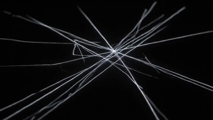 Light trails on black background