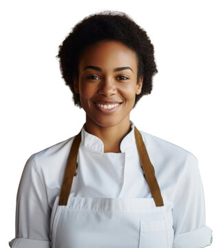 PNG African American female chef restaurant smiling adult.