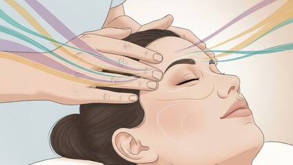 Therapeutic Facial Massage With Energy Lines for Relaxation and Wellness.jpg