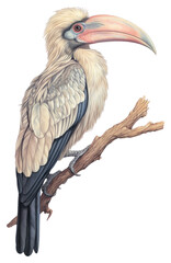 Obraz premium PNG Hornbill bird animal beak