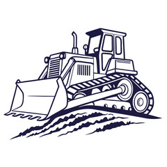 Construction bulldozer © Sa