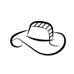 Summer Hand Drawing on element with white background