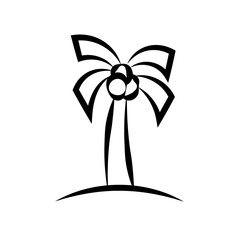 Summer Hand Drawing on element with white background