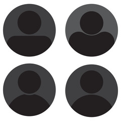 People icon set in trendy flat style. Persons symbol infographics website design, logo, app, UI isolated &ndash; for stock