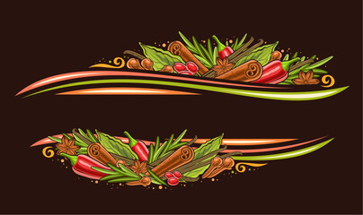 Vector Border for Spices