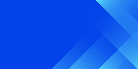 Abstract blue Geometric banner design background.