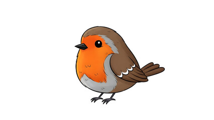 sparrow image suitable for logos, stickers, symbol