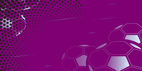 Soccer Layout template design, football,  purpletone, sport background.  background dot modern