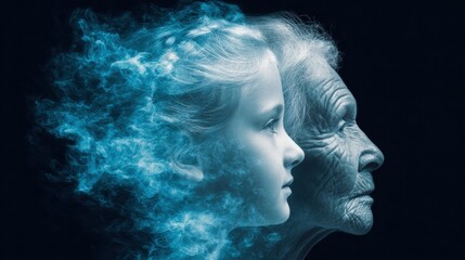 Life's Journey: A Visual Metaphor of Aging and Youth