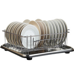 Dish Drying Rack Small Isolated On Transparent Background