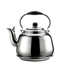 Kettle Stainless Steel Isolated On Transparent Background