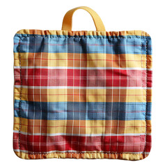 Pot Holder Square Fabric Isolated On Transparent Background