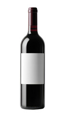 Obraz premium PNG A bottle of wine beverage isolated mockup.