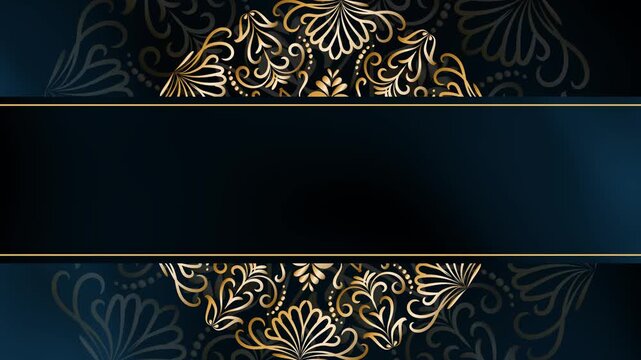 Slow Motion Motion Solaris Vortex Mandala Ramadan Background