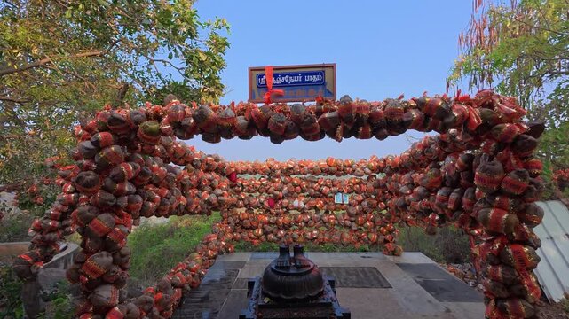 Veera Anjaneyar Kovil Pudupakkam and Anjaneyar Temple Sannidhi and Sri Vyasaraja Tirtha Pratishthita are the hill top temples at Gajagiri Hills, Kelambakkam, Vandalur Road, Pudupakkam, Chennai.