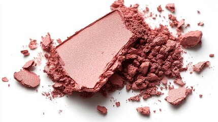 Elegant rose blush powder. Luxurious beauty essential for achieving a radiant complexion, enhancing natural features, and adding color!