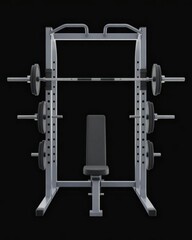 Multi functional adjustable weightlifting bench press machine