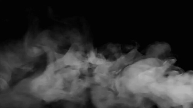 Smoke Effect on Black Screen
 