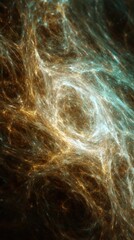 Fototapeta premium Abstract Cosmic Swirls: An abstract, detailed artwork captures the awe-inspiring beauty of the cosmos, with swirling patterns of gas and dust forming a mesmerizing visual experience. 