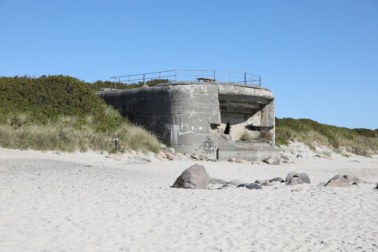 Deutsche Bunker in Skagen D&auml;nemark