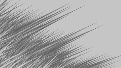 Obraz premium Gray illustration of sharp thorn-like objects on a plain background work surface