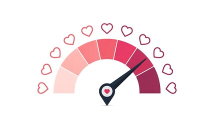 Speed meter gauge showing performance and progress concept
