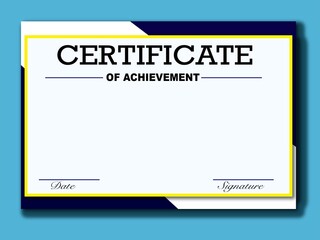 Obraz premium Certificate template Design 