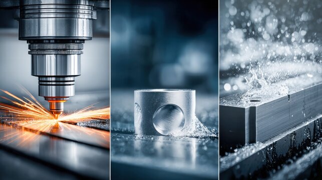 Industrial processes in metalworking