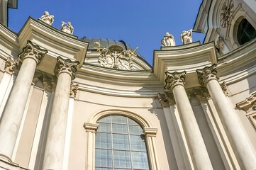 Fototapeta premium The Holy Trinity Church in Salzburg, Austria 