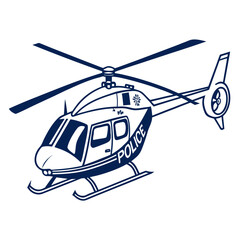 Police helicopter
