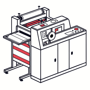 Industrial laminating machine