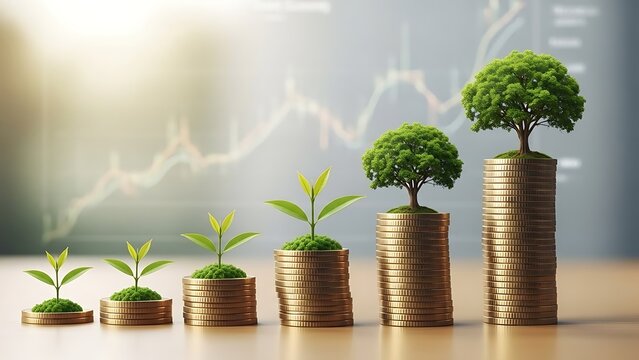 Growth of wealth over time