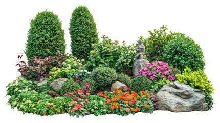 Obraz premium PNG Flowers garden outdoors colorful.