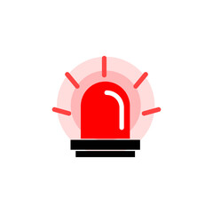 Alarm siren icon sign design vector