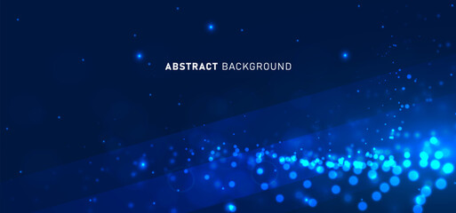 Digital technology speed connect blue green background, cyber nano information, abstract communication, innovation future tech data, internet network connection, Ai big data, line dot illustration 3d