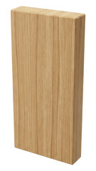 Fototapeta premium Natural Oak Wood Block - Solid Wood