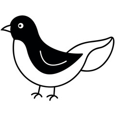 Set of cute colorful birds 