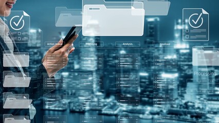 Project management system showing workflow stages, task progress, and review status. Task progress tracks completion, task progress improves workflow, and task progress ensures visibility. Marrow