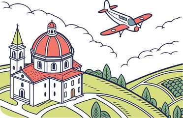 Aerial Drone View of City Landscape. Drone View of Nature and Forests. Modern Drone View of Urban Architecture. Scenic Drone View of Mountains and Rivers. Top Down Drone View for Travel Projects