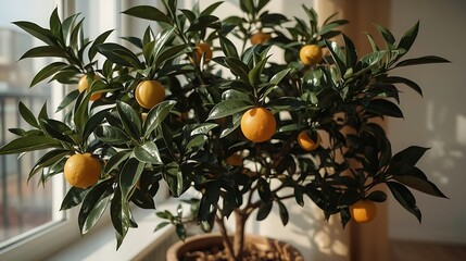 oranges on the tree