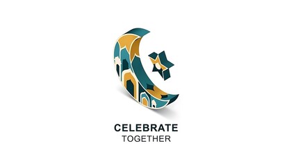 Celebrate together with crescent and star